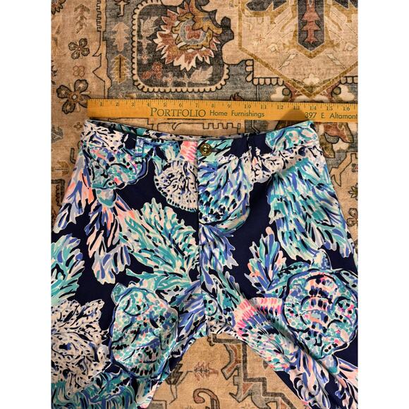 Lily Pulitzer Wide Leg Malorie High Rise Stretch Business Pants Women's Size 2 - Picture 7 of 7